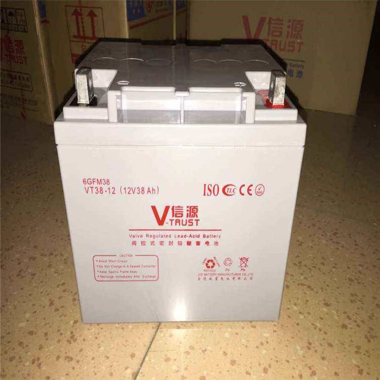 信源蓄电池UXL2500-2 V-trust蓄电池2V2500AH 工业铅酸蓄电池 储能免维护