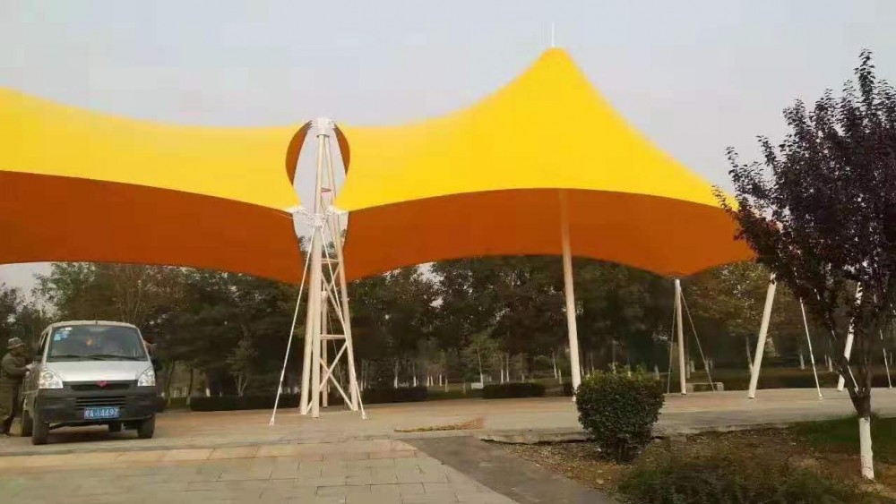 河北沧州膜结构厂家膜结构景观棚
