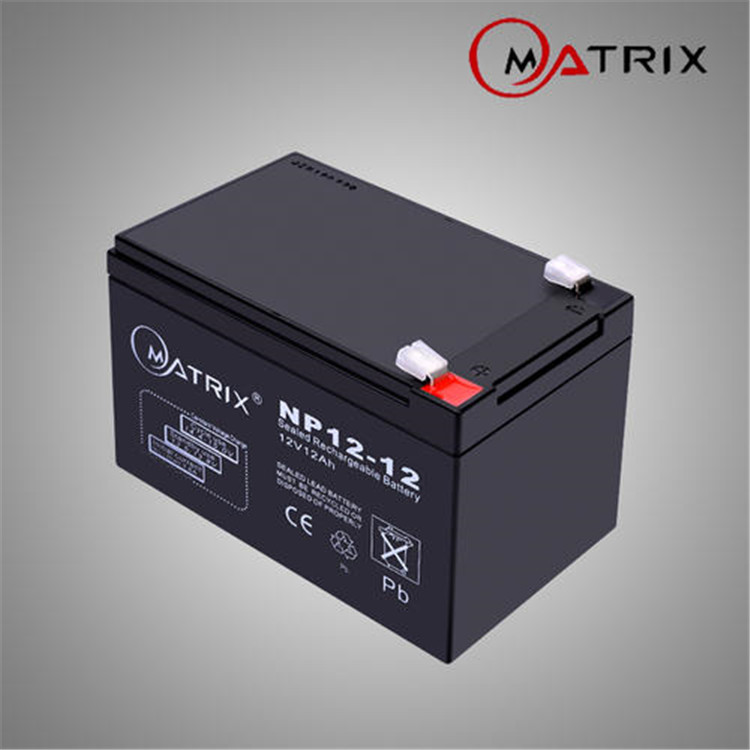 矩阵蓄电池NP17-12  Matrix铅酸免维护蓄电池12V17AH UPS免维护 直流屏蓄电池 价格