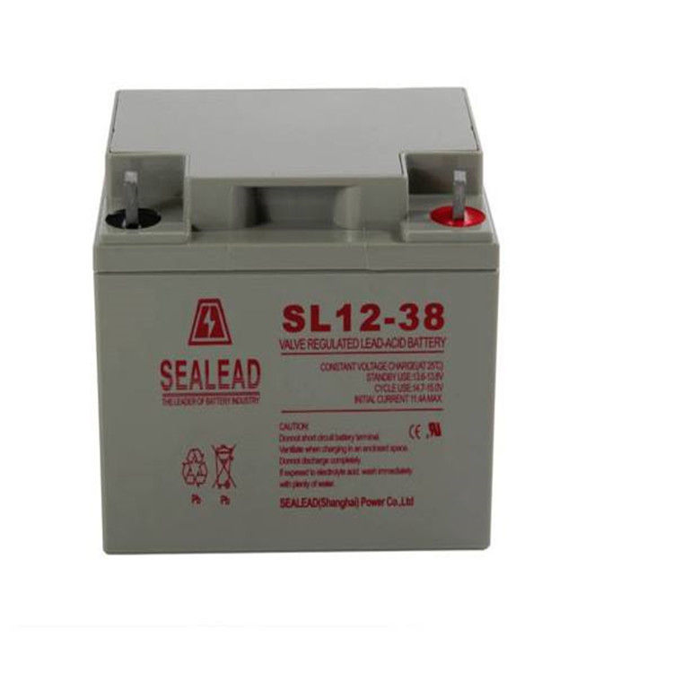 SEALEAD 西力达蓄电池SL12-38 蓄电池12V38AH 免维护储能蓄电池 UPS 专用蓄电池