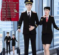 厂家直销定制航空<em>服装</em> 空姐空少春夏秋冬<em>服装</em>  航空制服
