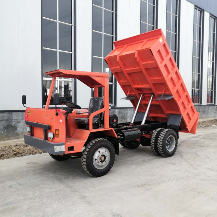 采用液压油循环刹车大马力大吨位井下运输车规格齐全