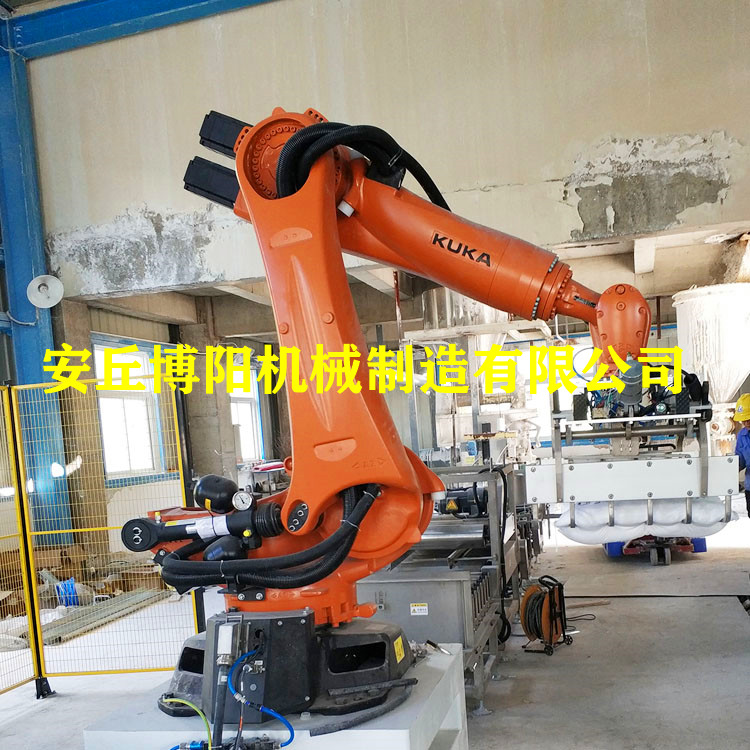 兰炭粉码垛机机械手   焦炭自动码垛机  涂料袋装码垛机 厂家定制