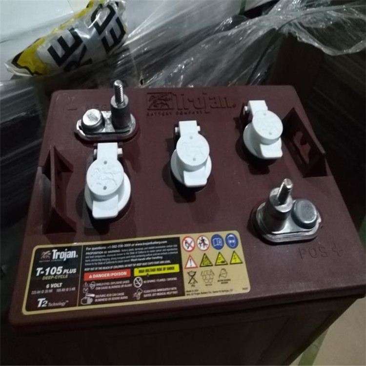 Trojan蓄电池T-145 邱健蓄电池6V260AH 杠杆式升降机新能源应急灯休闲型车