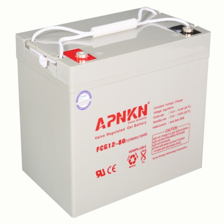美国APNKN蓄电池FCG12-80 12V80AH 品克蓄电池 UPS不间断电源免维护储能