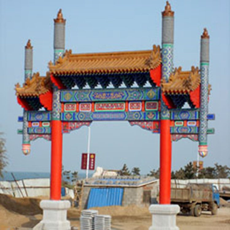 济宁仿古牌坊门楼   仿中式牌坊  古建牌坊出售 等你来购