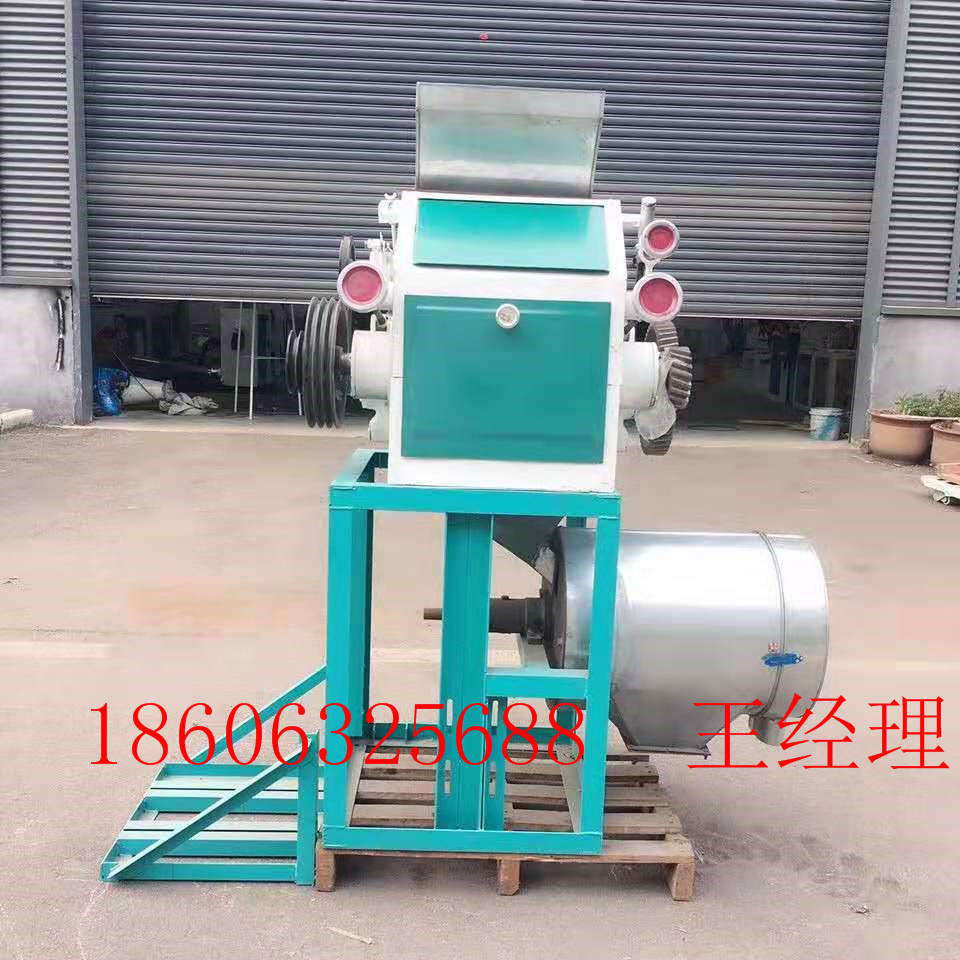 厂家推荐半自动面粉机加工设备小型家用打面机