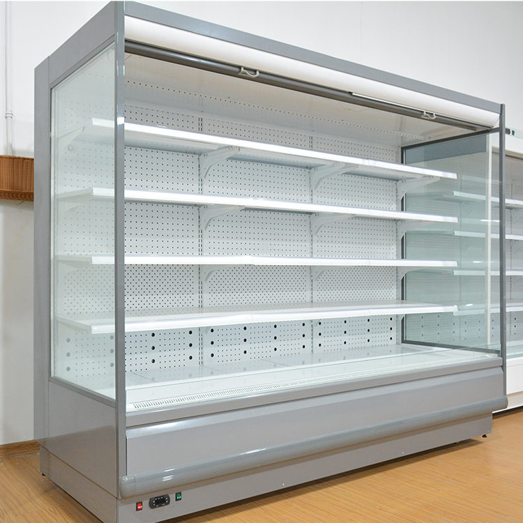 风冷风幕柜  超市奶制品冷藏展示柜 水果蔬菜保鲜风幕柜 风幕柜现货供应