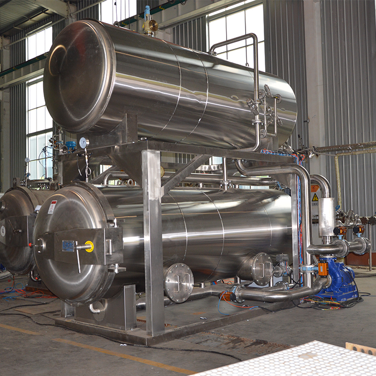 杀菌釜半自动改全自动 乐创智控灭菌锅系统改造 山东杀菌锅手动改全自动