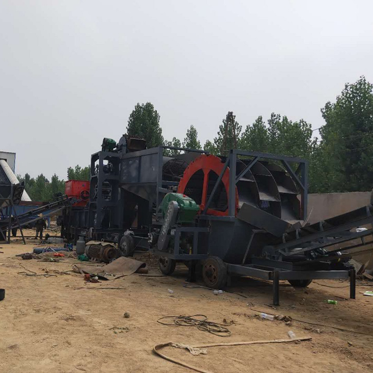 轮式洗沙机 品质保障 山东轮式洗沙机厂家