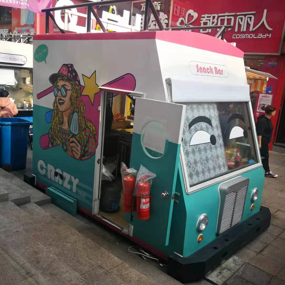 小吃车复古小吃车-电动餐车-复古电动餐车-