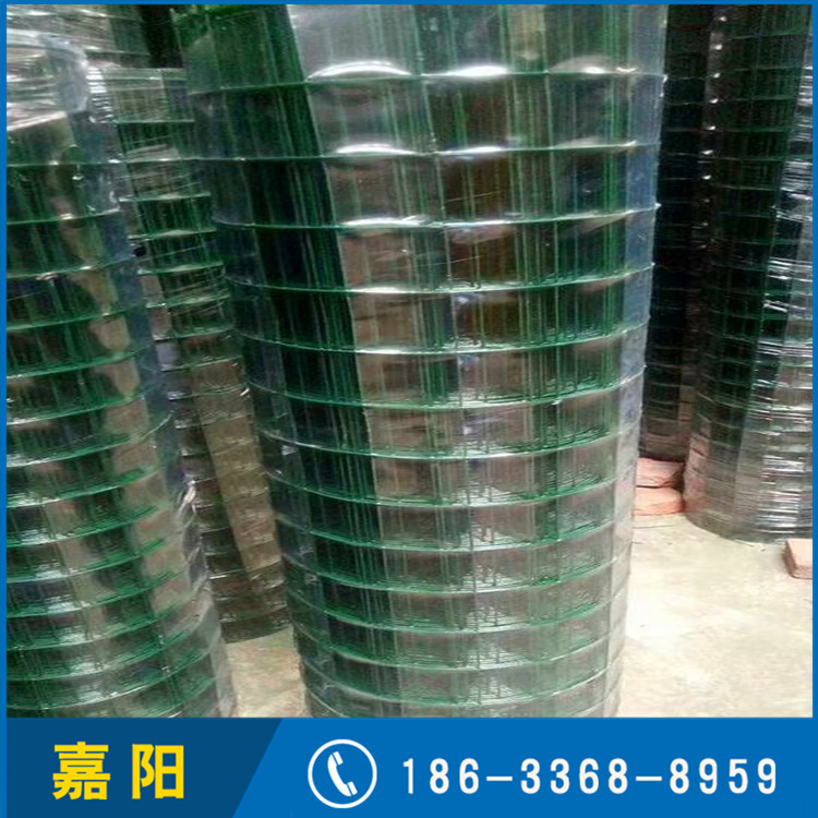 嘉阳 绿皮铁丝网  绿皮养殖网  环保铁丝网 家现货供应