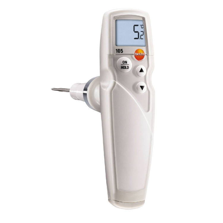手持式温度计 testo 105 带有标准测量头的手持式温度计