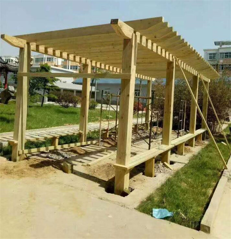 河南防腐木厂家专业供应古建亭子加工生产批发价格欢迎咨询
