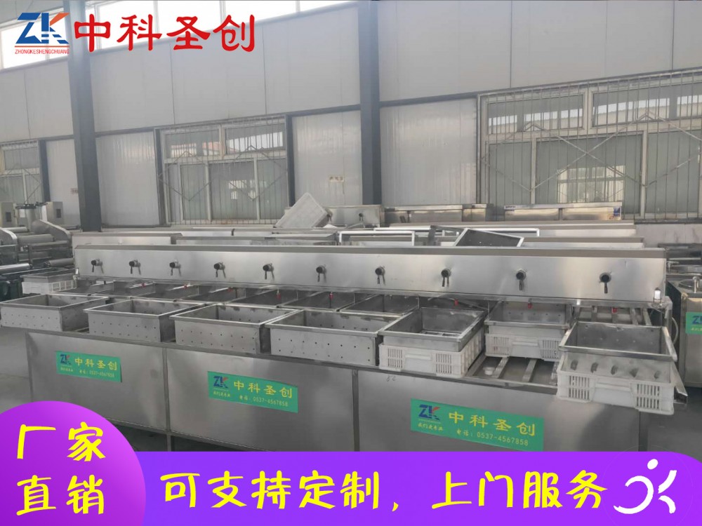 自动新型大豆腐生产线 垦利县大豆腐生产线设备 自动多盒豆腐机