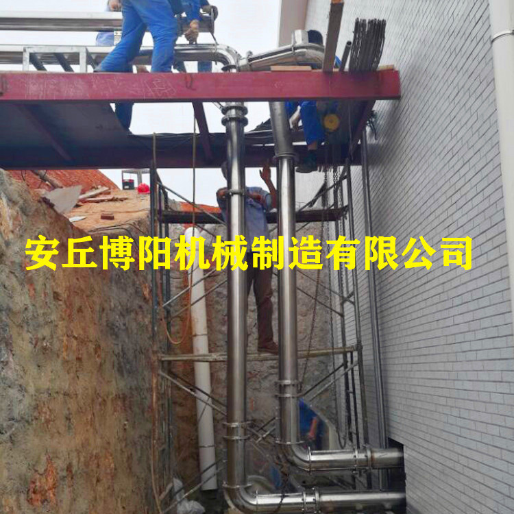 氯化铵管链输送机 尿素管链式输送机  非标定制管链提升机