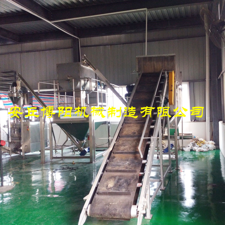 PS再生料全自动拆包机_山东新型拆包机_自动拆包投料站非标定制