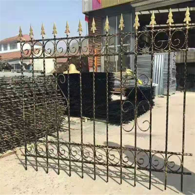铁艺护栏 定制小区别墅庭院厂区围墙栅栏杆 建筑工程隔离防护 围栏