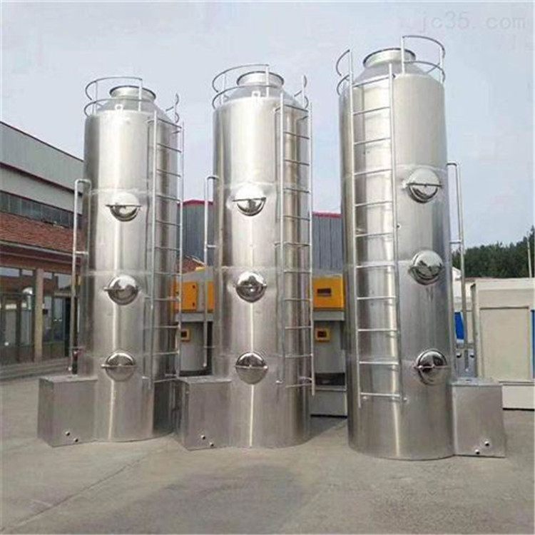 不锈钢净化塔上海厂家 通帆废气处理净化设备 脱硫除尘酸雾净化塔