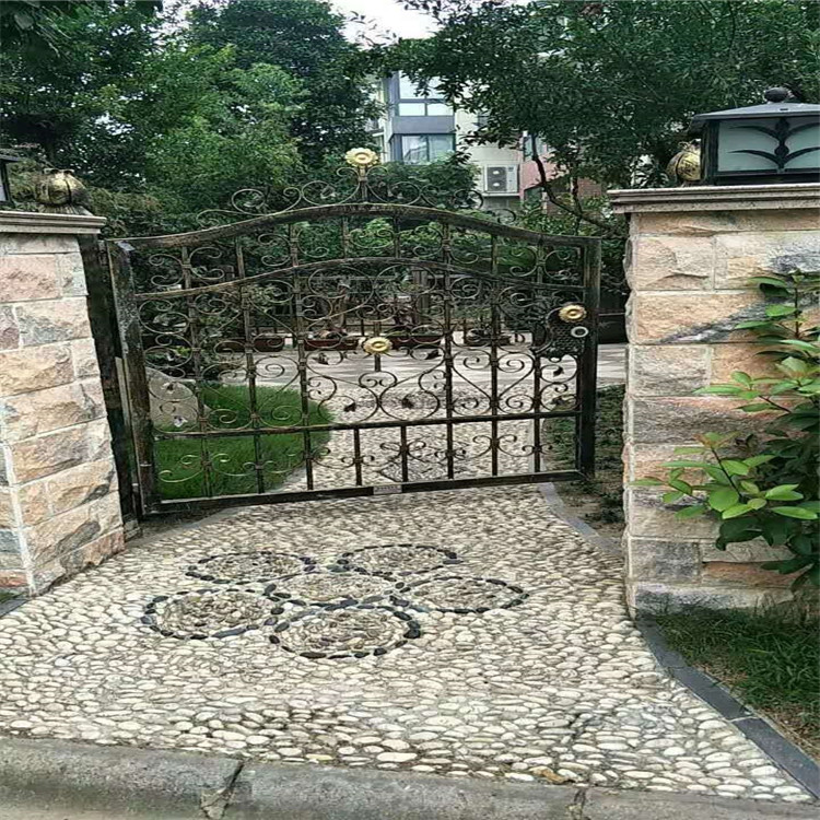 铁艺大门 定制欧式风格现代简约别墅大门 庭院门 铁艺大门定制批发
