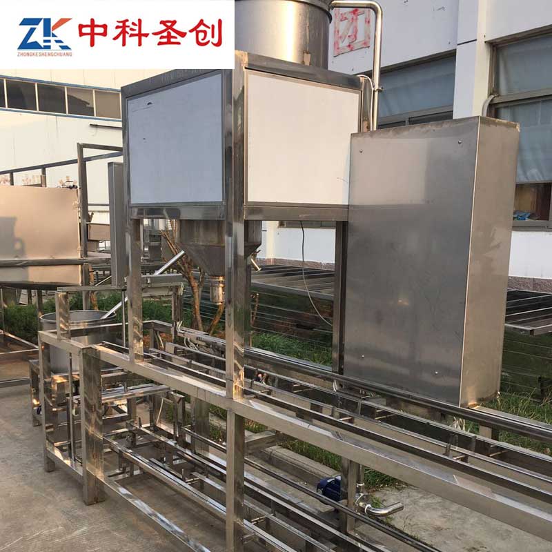 不锈钢自动冲浆豆腐机 平舆县冲浆豆腐机 冲浆豆腐机生产视频