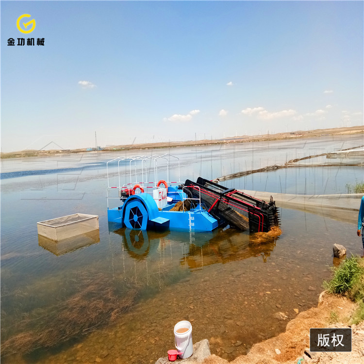 小型水草收割船  半自动水草收割船