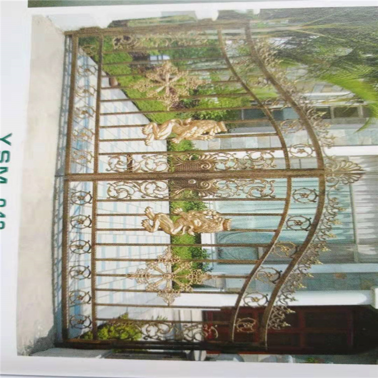 厂家直销 定制铁艺大门 别墅铁艺门防盗门 铁艺安全门 庭院墙大门