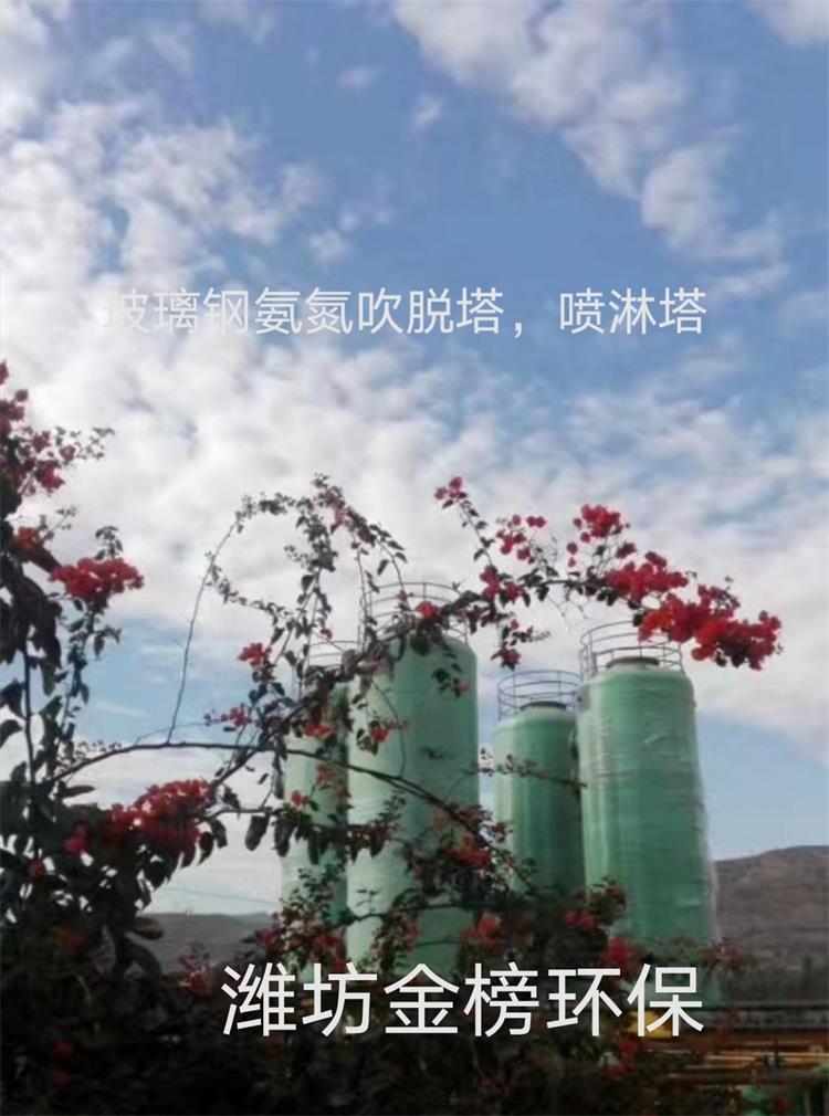 潍坊金榜环保氨氮吹脱塔氨氮吸收塔喷淋塔批发加工定制安装调试运行
