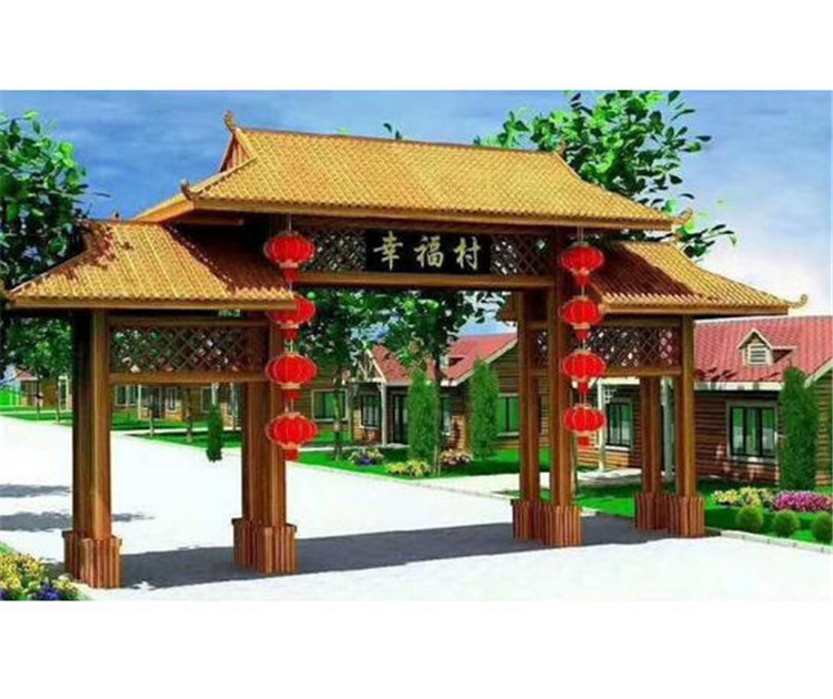 郑州聚鑫防腐木厂家提供碳化景观仿古木制休闲防腐木长廊批发定制