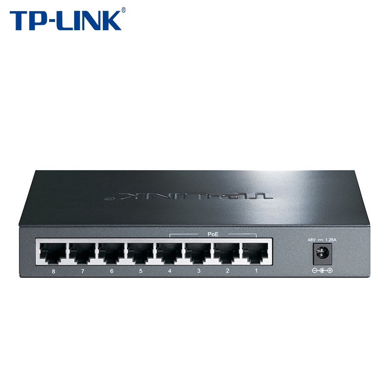 TP-LINK_TL-SF1008P_ 8口网络交换机 4个POE供电网