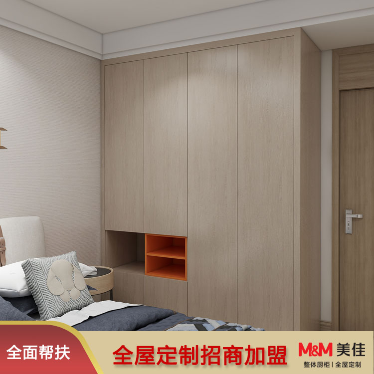 定制衣柜代理厂家 定制衣柜品牌 美佳全屋定制