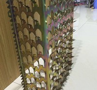 防盗<em>防</em>爬刺小区落水管道<em>防</em>爬刺不锈钢别墅燃气管输油管道