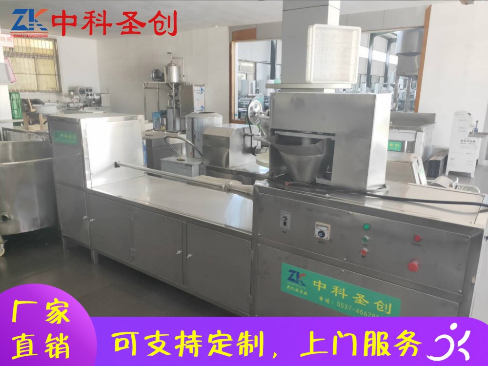 牛排豆皮机厂家直销 梅县多功能素鸡机 自动下料人造蛋白肉机