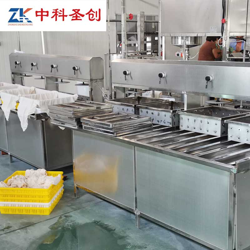 厂家直销大豆腐生产线 东源县大豆腐生产线 自动大豆腐生产线