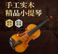 实木小提琴 花纹小提琴 初学者小提琴