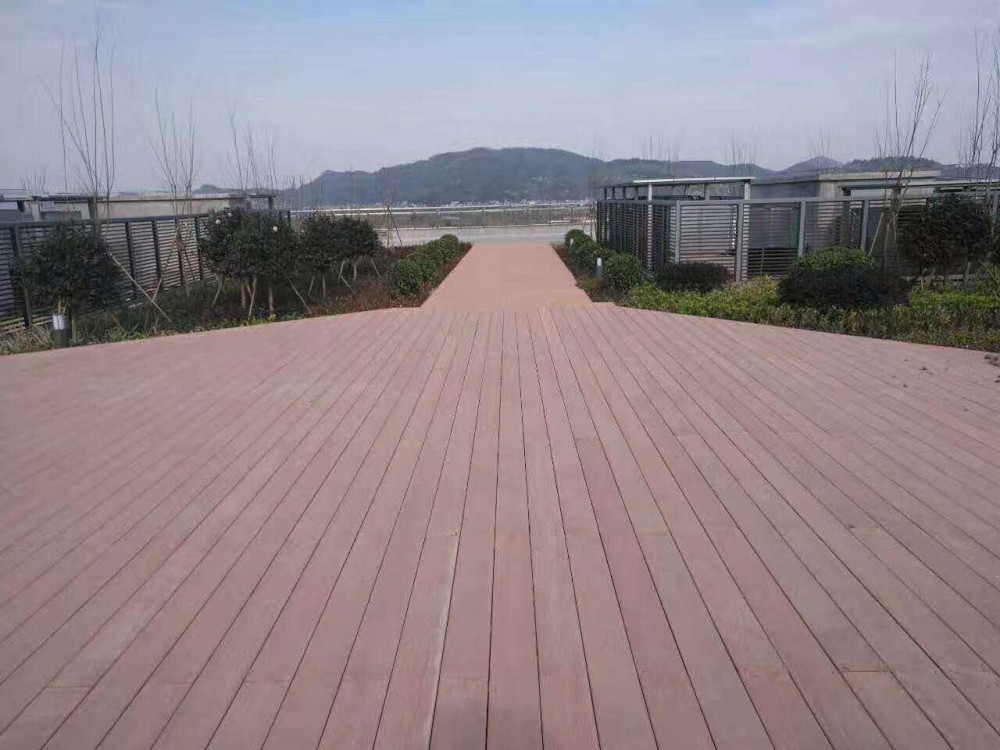 昆明grc仿木栈道板_福宁建筑装饰