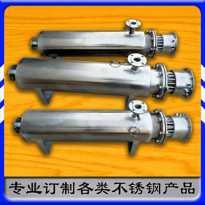 厂家直售不锈钢熔喷机加热器 无纺布熔喷布管道式空气加热器可定做