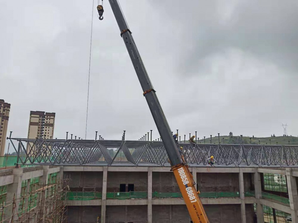芜湖市公安局特警训练基地和警犬基地建设项目-综合训练馆网架工程-先禾网架制造