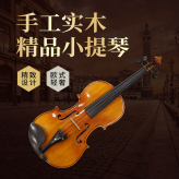 手工制作花纹小提琴 初学者小提琴 欧式轻奢小提琴