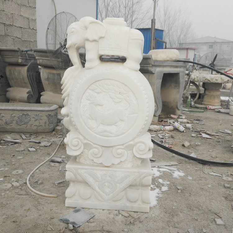 小象门墩 青石石雕门墩  青石仿古小象门墩 定做石雕仿古门墩大量供应