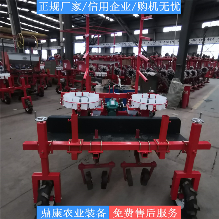 牵引式移栽机直销 售后贴心 两行牵引式移栽机 鼎康移栽机