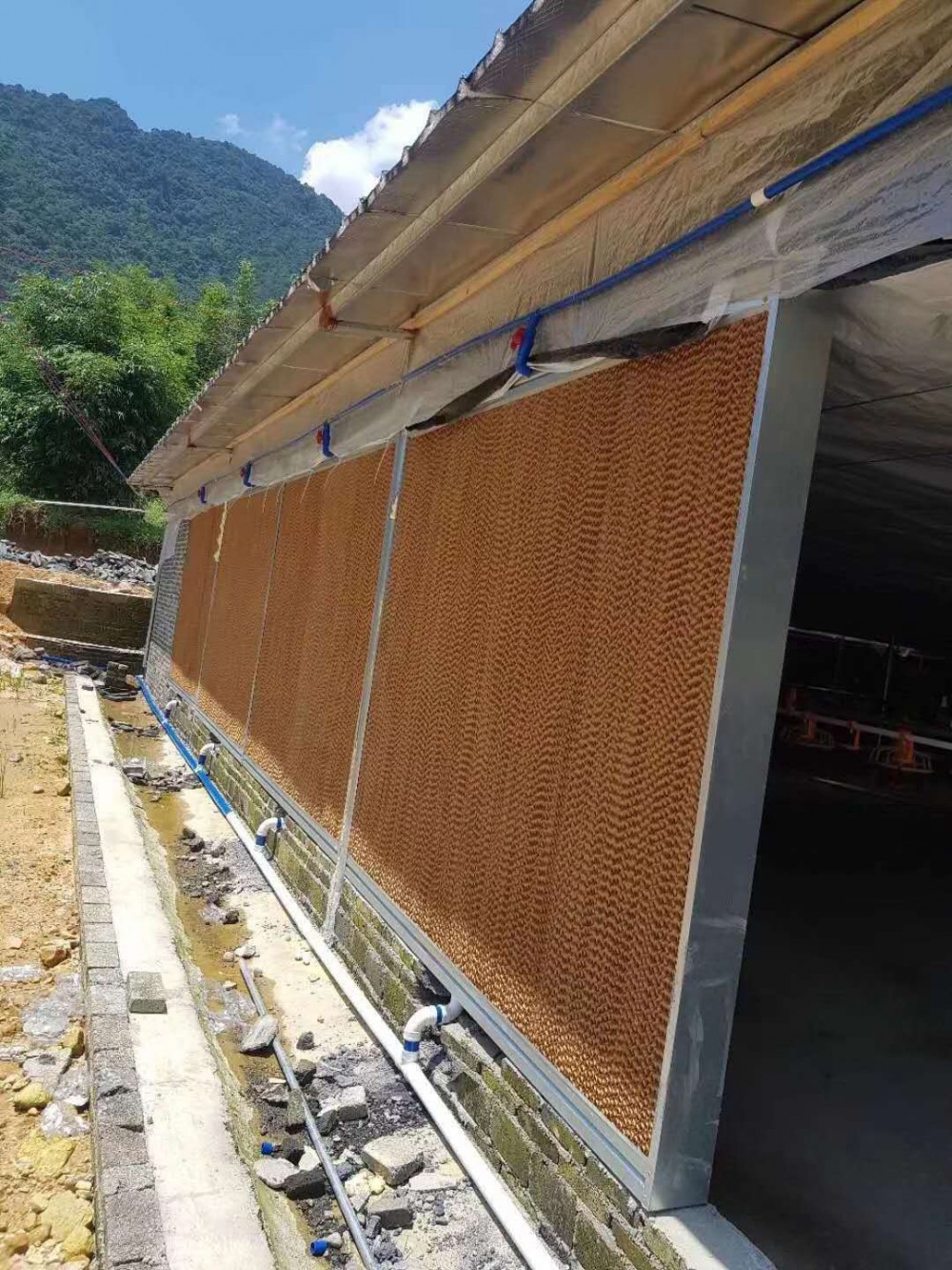 水帘 降温水帘 养殖用水帘 大棚温室用水帘墙 富博晟业农牧