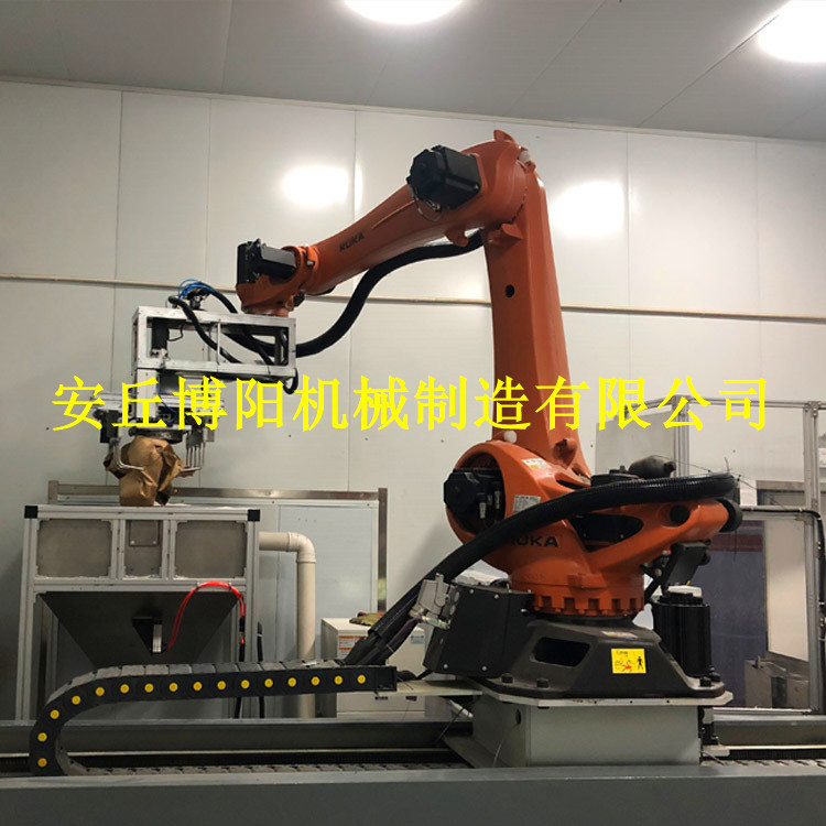 袋料全自动卸垛机_氧化钙粉自动拆垛机_粉体拆包卸垛机器人