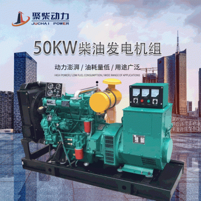 潍坊50KW全铜柴油发电机组 车站服务区用全自动发电机组厂家直销
