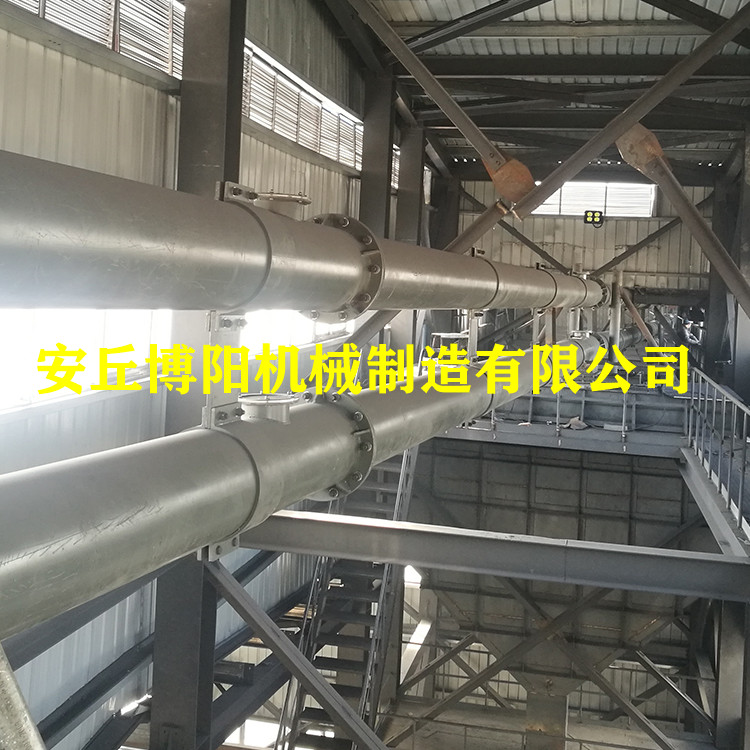 石墨粉管链输送机_密闭式管链提升机_管链式粉体输送机