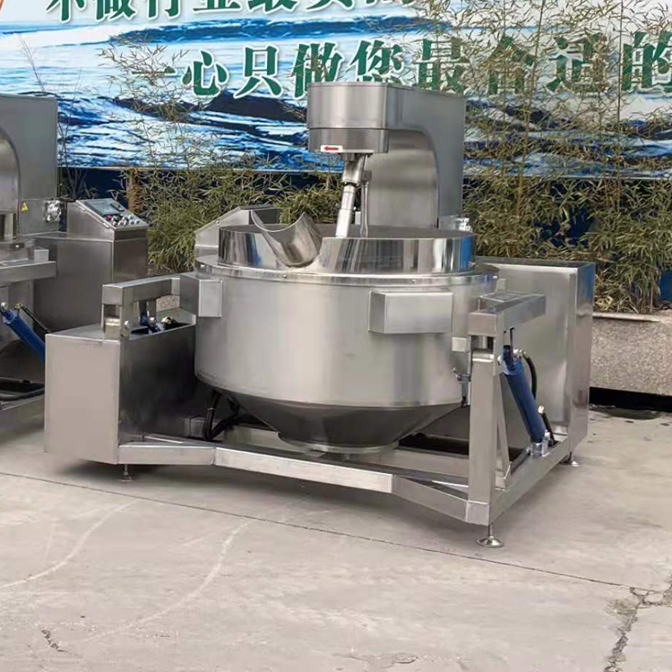 厂家直销食品机械全自动电磁炒锅 炒菜机器人 大容量炒菜设备 炒糖锅多少钱