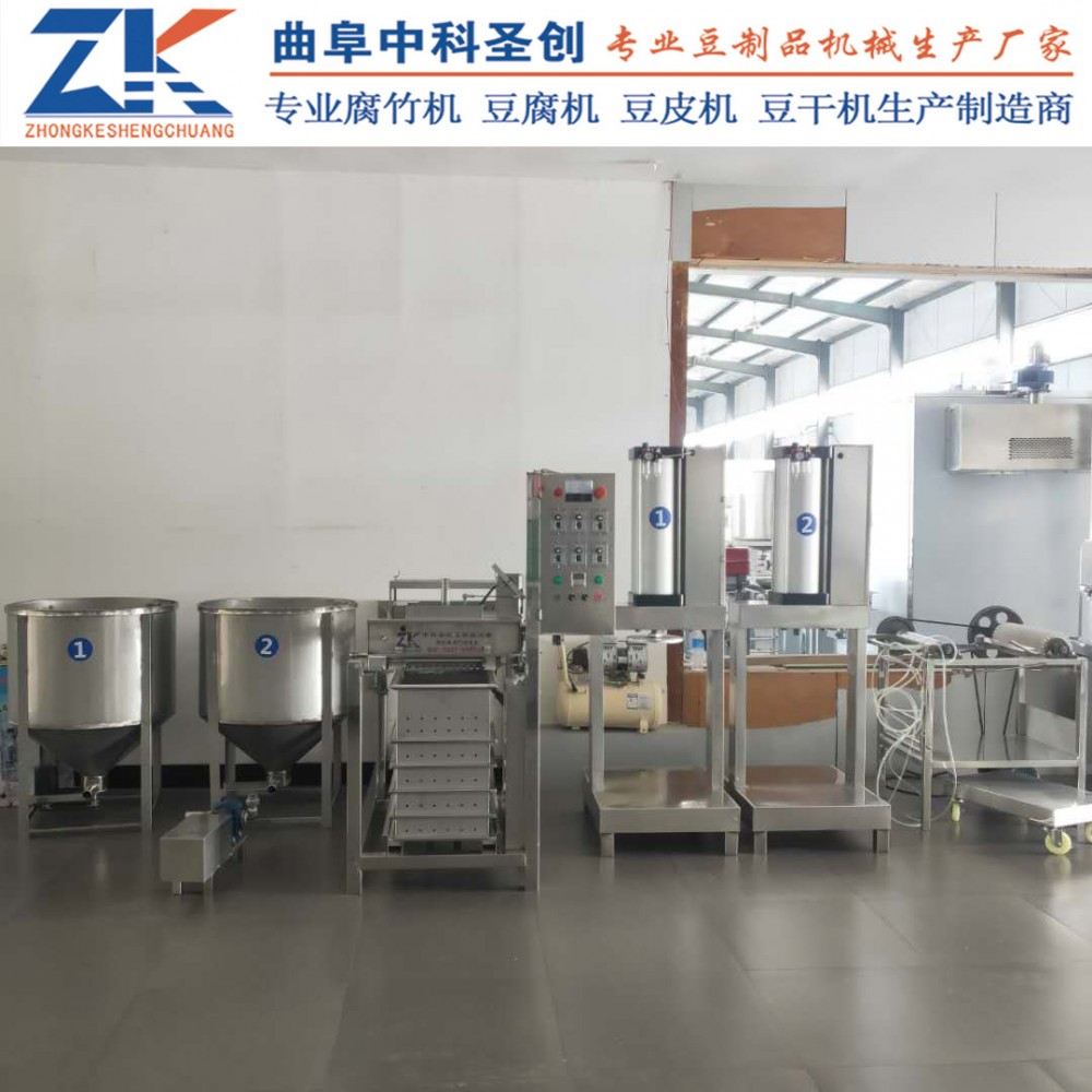 小型豆腐皮机厂家 翠云区仿手工豆腐皮机 自动气压压制豆腐皮机