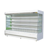 厂家销售超市风幕柜 水果蔬菜保鲜柜 牛奶饮料冷藏柜海蓝雪