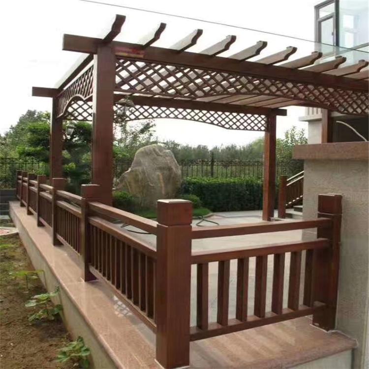 郑州防腐木花架 景观防腐木花架 质优价廉 值得信赖