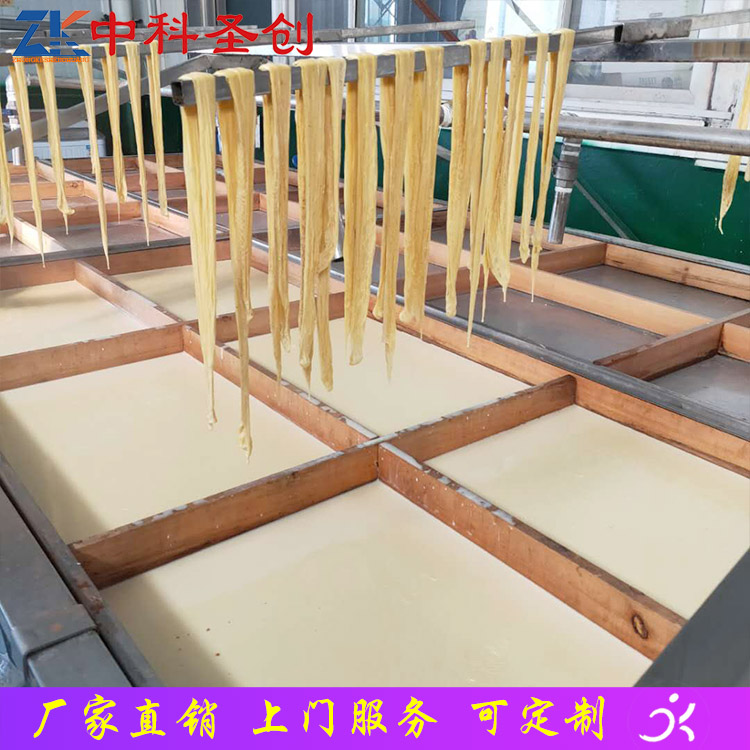 中科圣创手工腐竹机设备 半自动腐竹机价格 做腐竹的机器